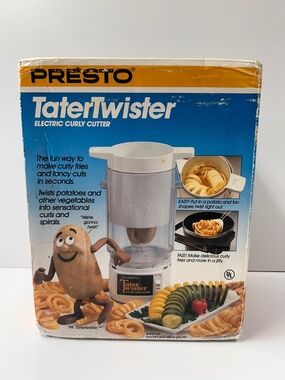 Presto Tater Twister Electric Curly Cutter Model 02930 Factory Sealed New In Box